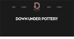 Desktop Screenshot of downunderpottery.com